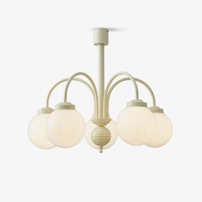 Cream Glass Sphere Chandelierrustic chandelier,bedroom chandelier 