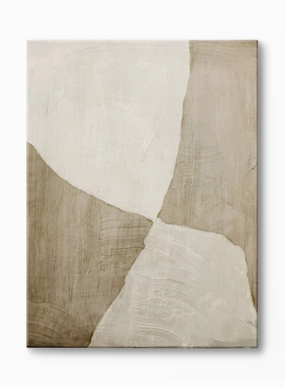 Cream Meets Ecru, Canvasindoor decorative canvas print