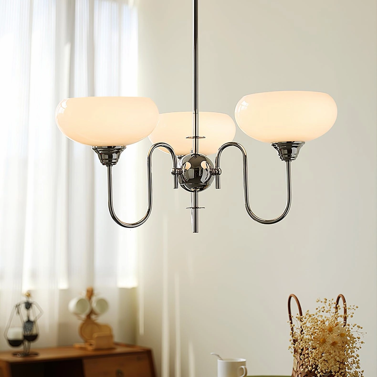 Creamy Persimmon Chandelier