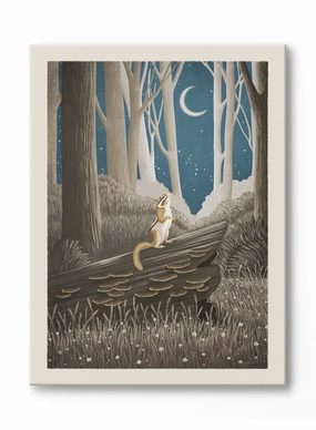 Crescent Moon Musings, Canvasindoor decorative canvas print