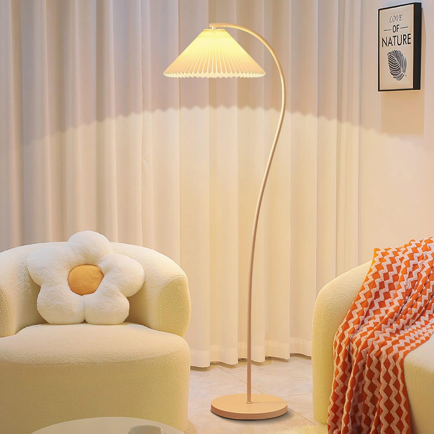 Crescini Pleated Floor Lamp