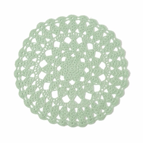 Crochet Lunch Ma Greenwaterproof oil-proof tablecloth