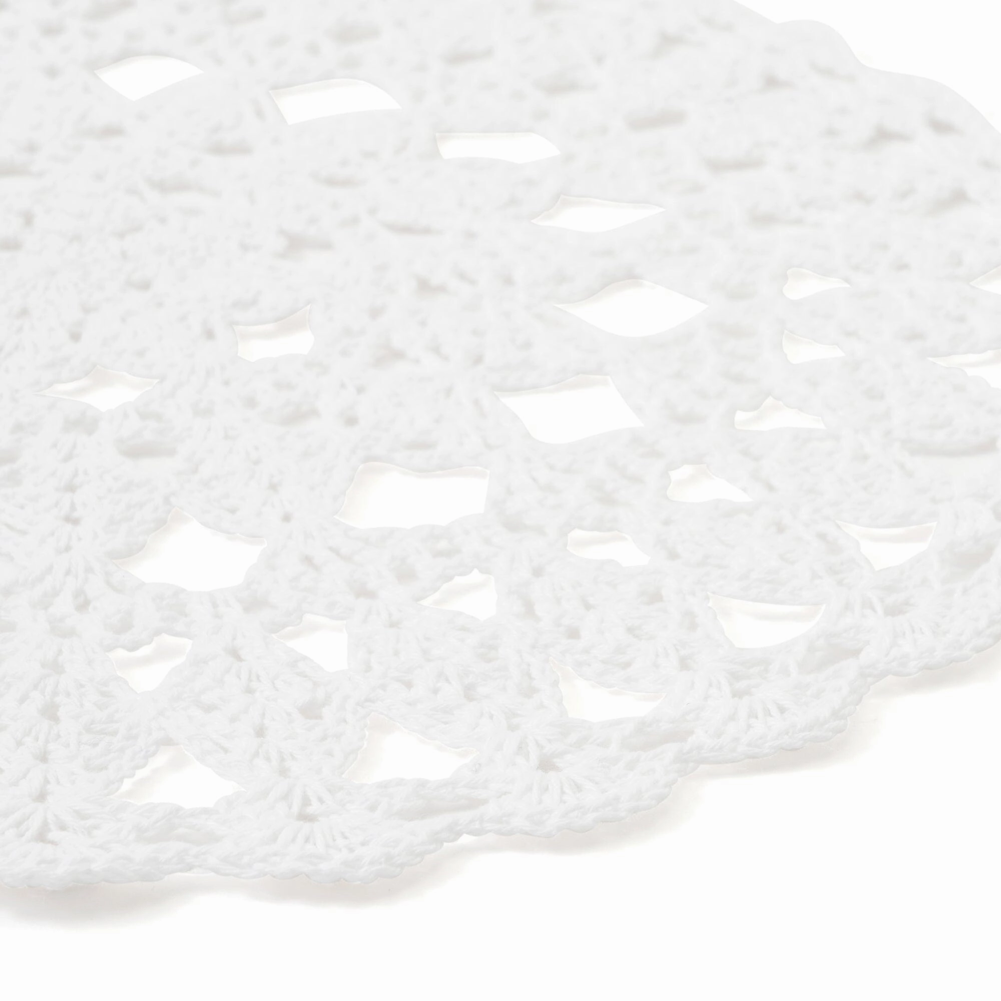 Crochet Lunch Mat White