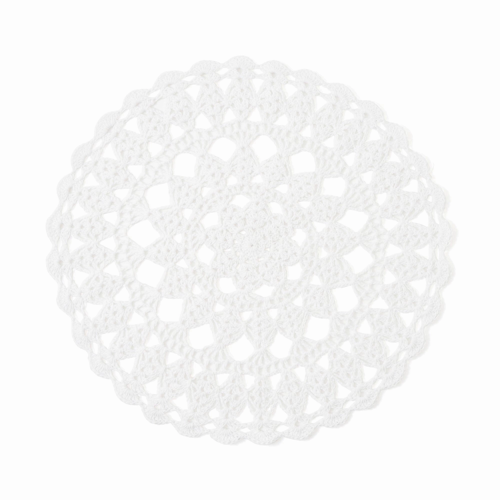 Crochet Lunch Mat Whitewaterproof oil-proof tablecloth