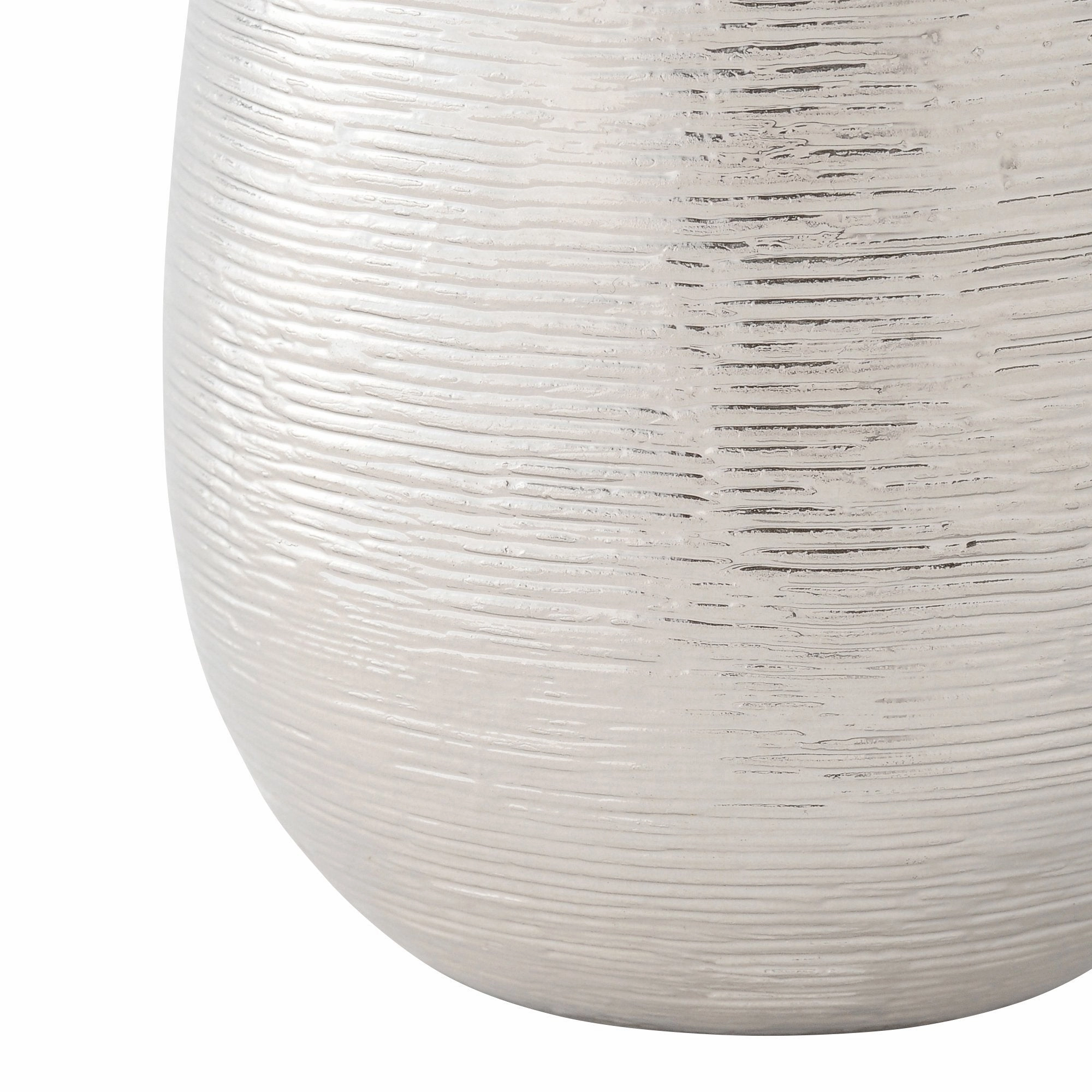 Cross Flower Vase 2 Medium Silver