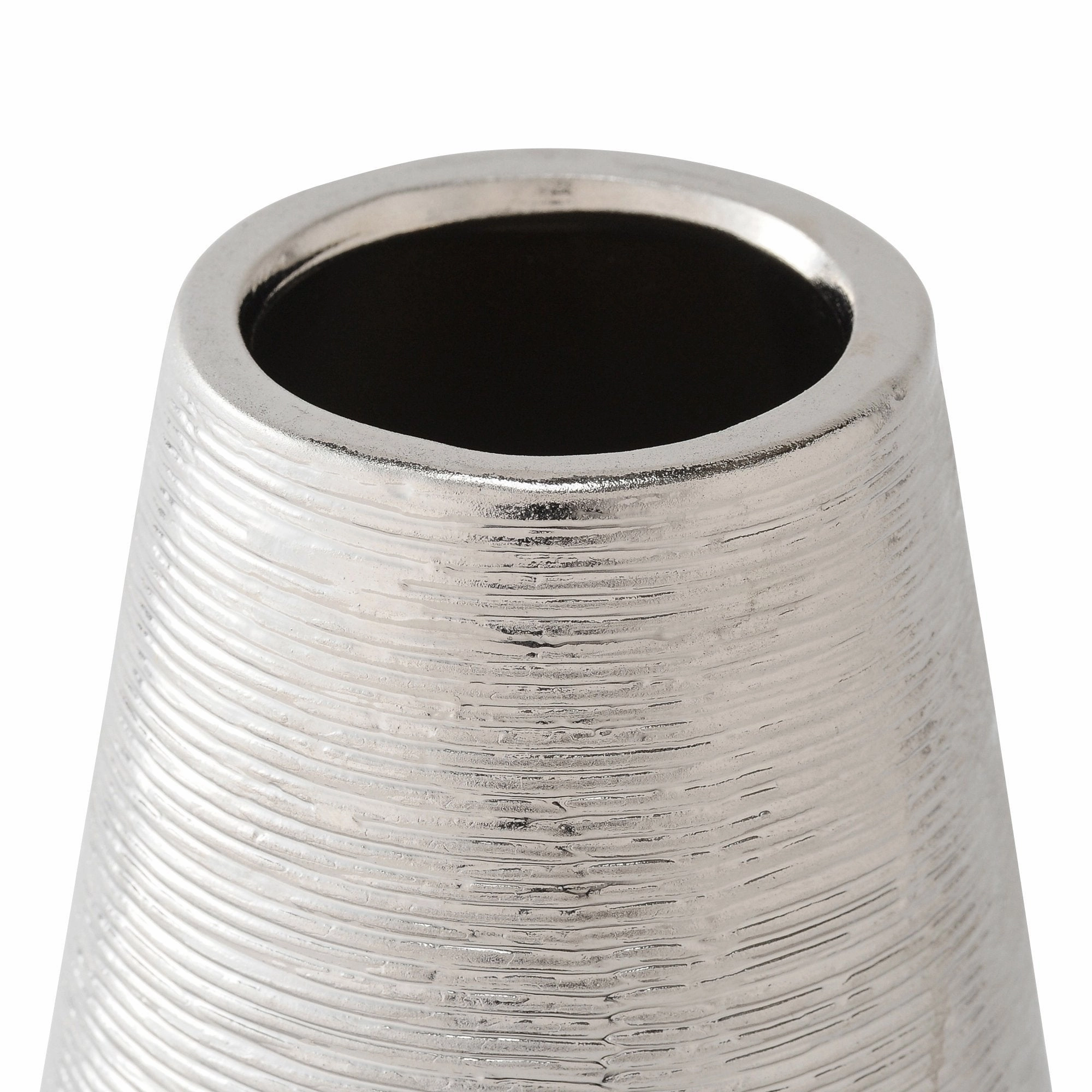Cross Flower Vase 2 Medium Silver