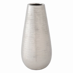 Cross Flower Vase 2 Medium Silvernordic minimalist vase