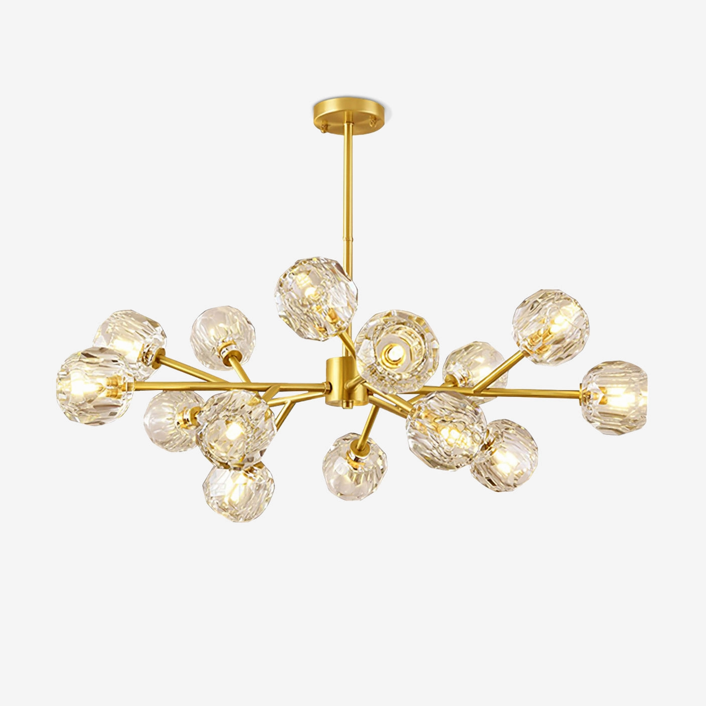 Crystal Ball Round Cluster Chandelierrustic chandelier,bedroom chandelier 