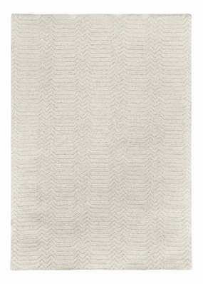Cualli Ivory Cream Textured Rugmodern color block patchwork rug