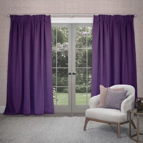 Cube Velvet Pencil Pleat Curtains Plumhome decor ,wall decor 