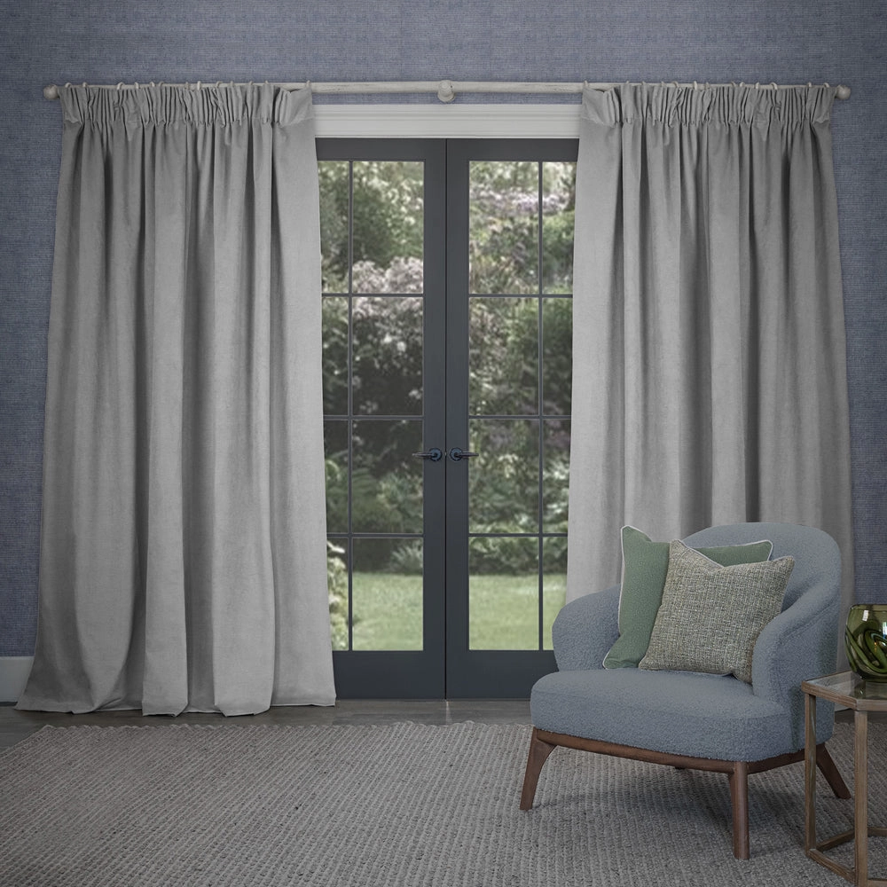 Cube Velvet Pencil Pleat Curtains Silverbedding sets ,throw blankets 