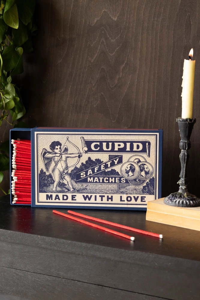 Cupid, Made With Love Giant Luxury Matchboxscented candle ,decorative candle 