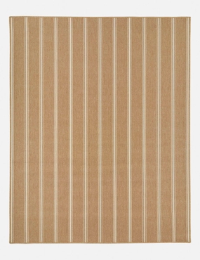 Custom Devri Hand-Loomed Indoor / Outdoor Rug, Rattanmodern color block patchwork rug
