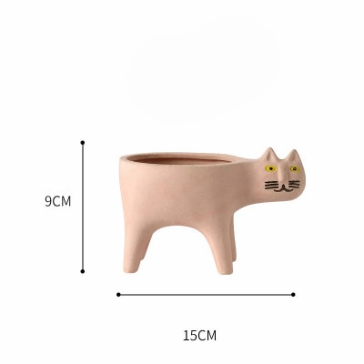 Cute Cat Plant Pot