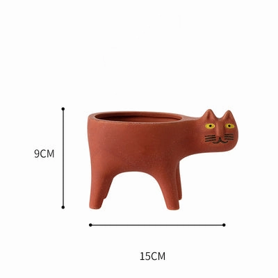 Cute Cat Plant Pot