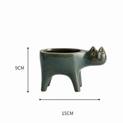 Cute Cat Plant Pot