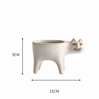 Cute Cat Plant Pot