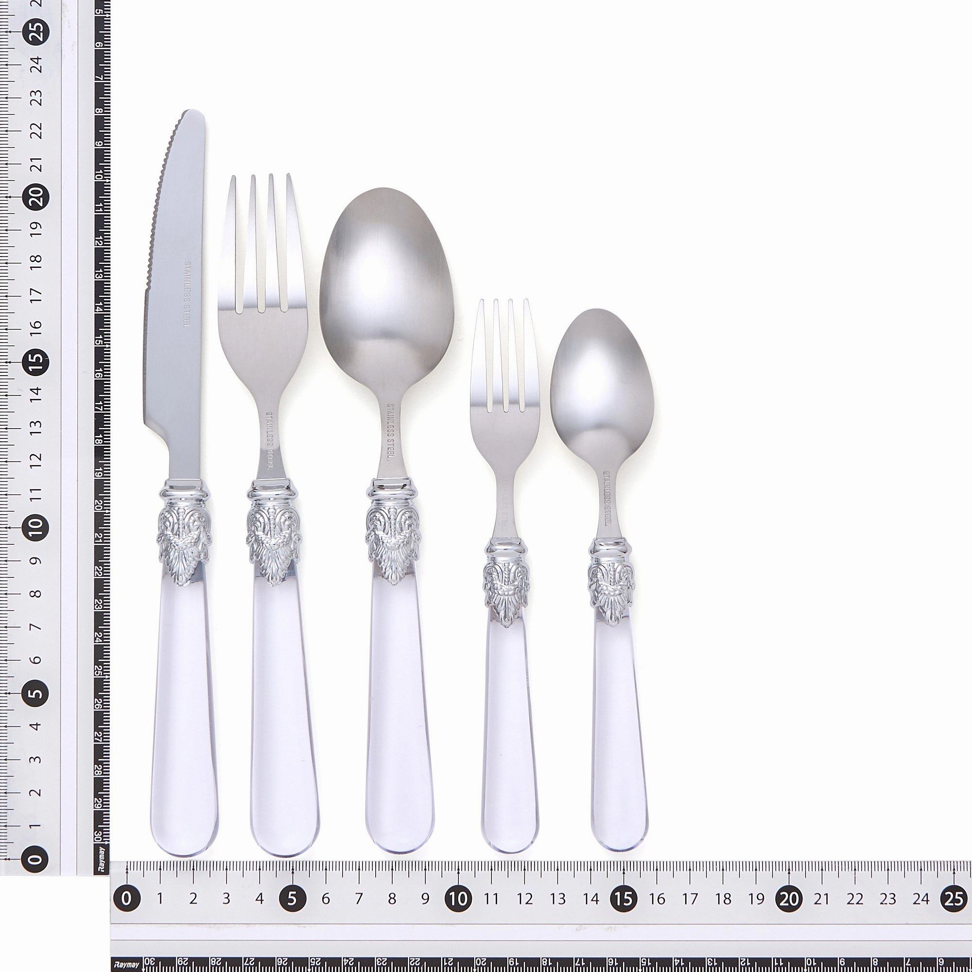 Cutlery 10Pcs Clear