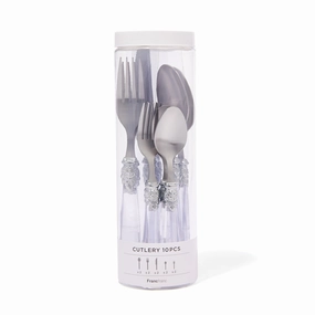 Cutlery 10Pcs Clearboho style dinner plates for special occasions 