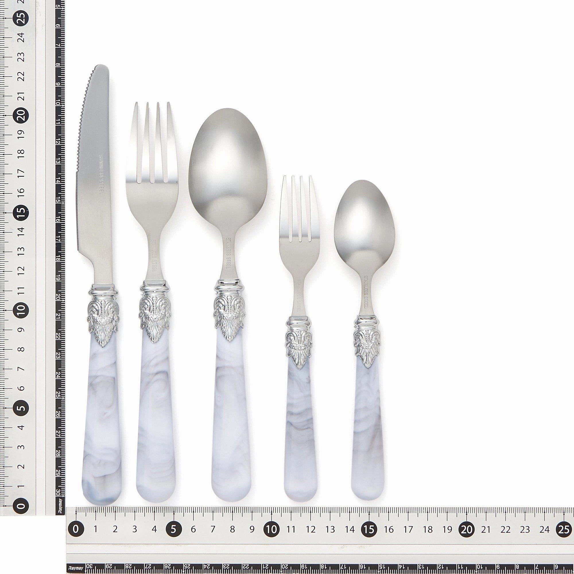 Cutlery 10Pcs Marble