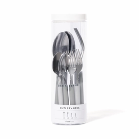 Cutlery 8Pcs Logo Grayboho style dinner plates for special occasions 