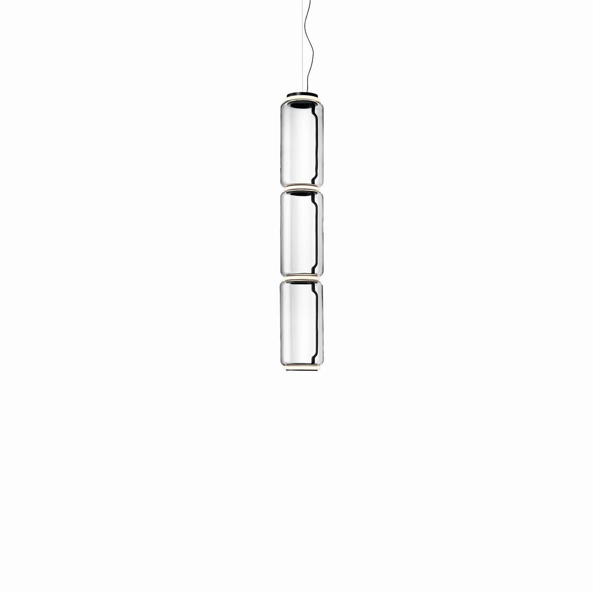 Cylindrical Glass Pendant Light