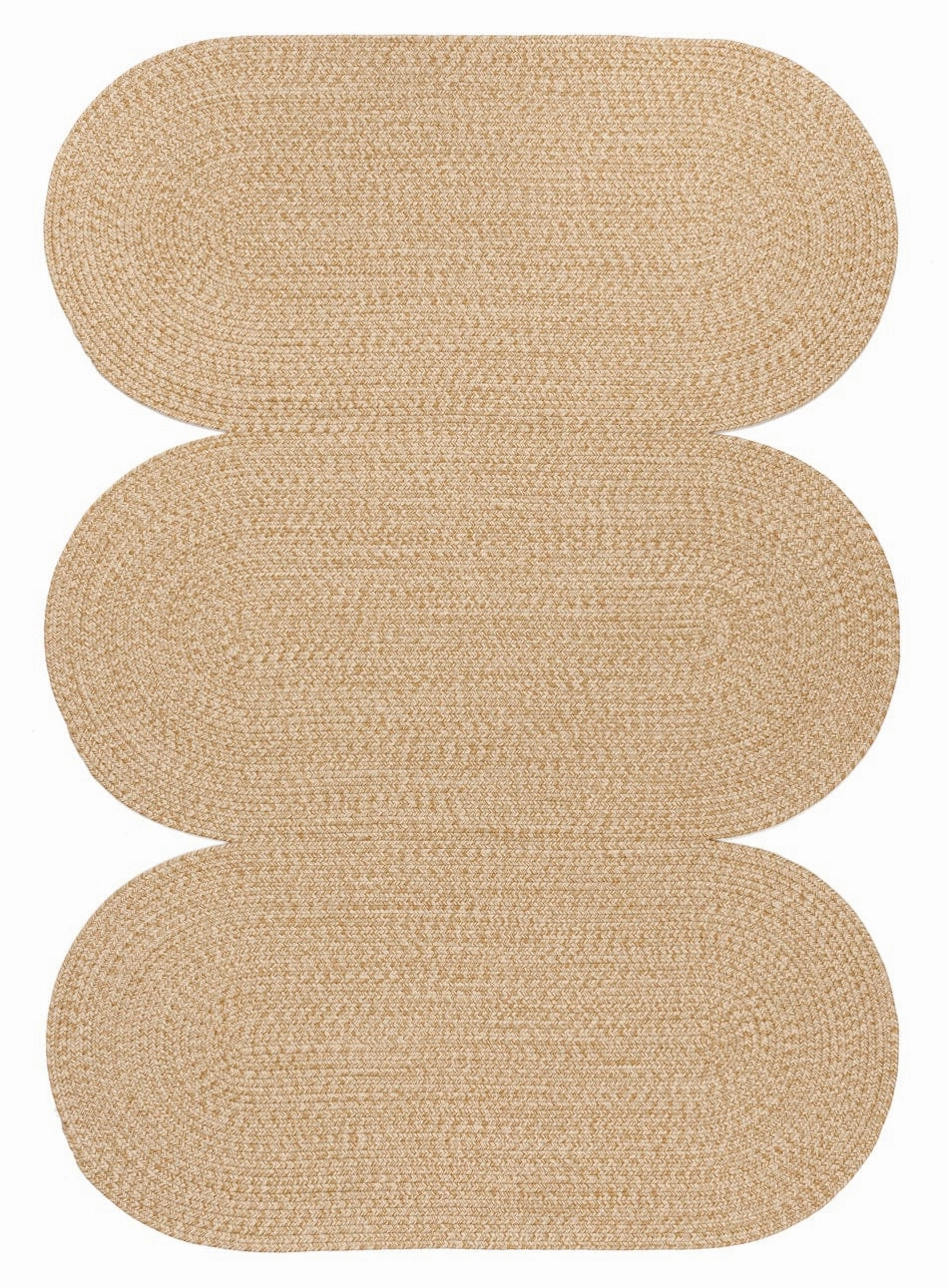 Cynthia Beige Modern Braided Indoor Outdoor Rug *NO RETURNS UNLESS FAULTYmodern color block patchwork rug
