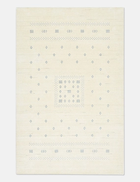 Cyrena Hand-Loomed Wool Rugmodern color block patchwork rug