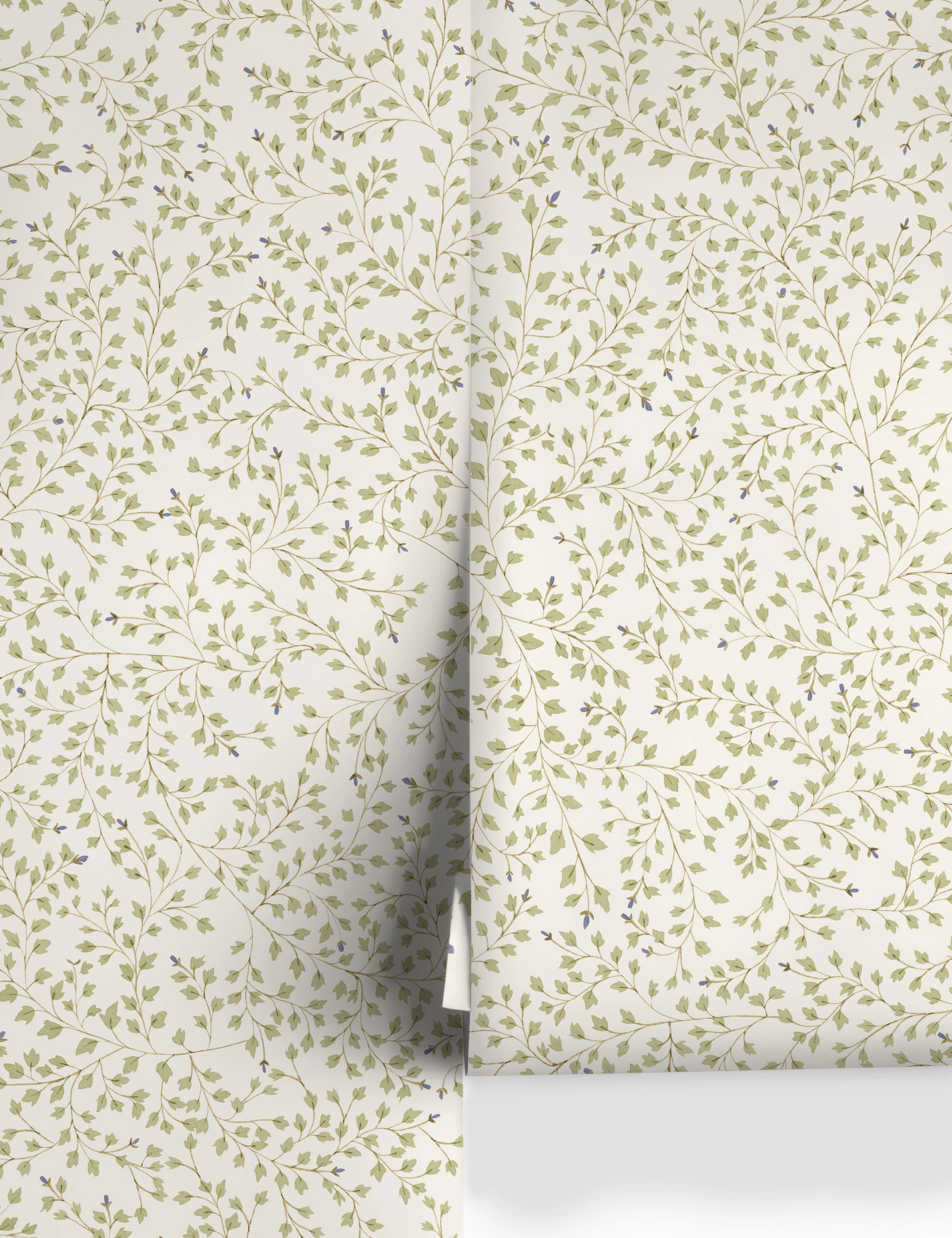Dainty Leaves Wallpaper by Rylee   Cru