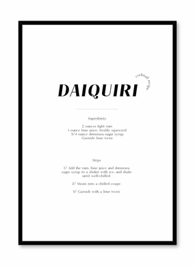 Daiquiri, Posterpop culture themed posters