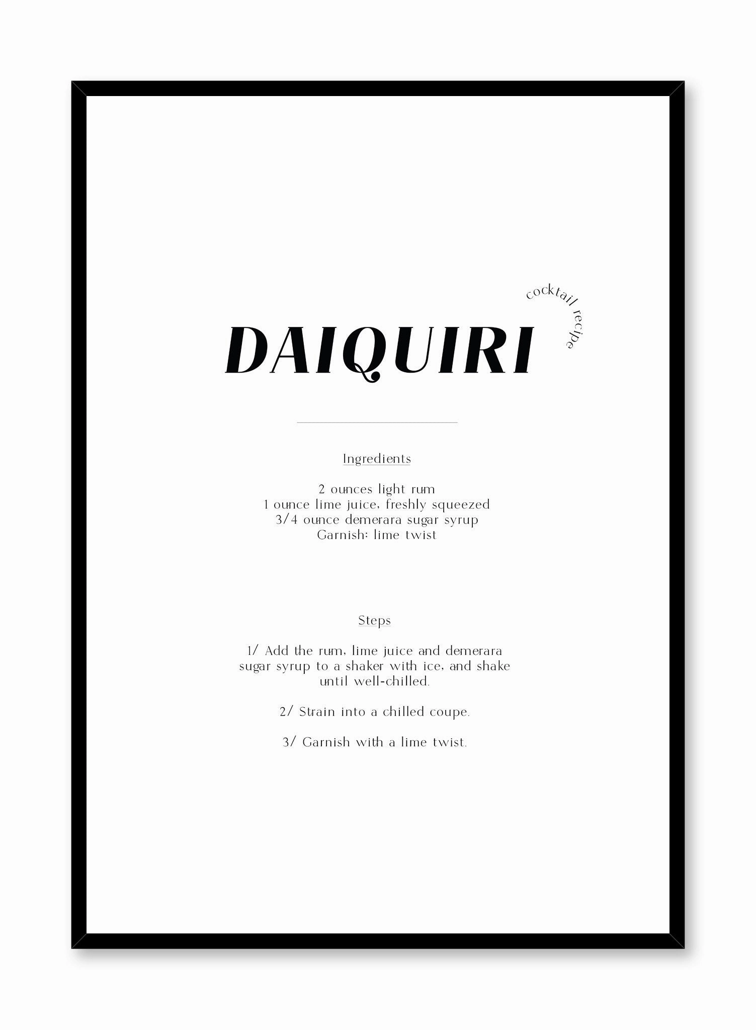 Daiquiri, Posterpop culture themed posters
