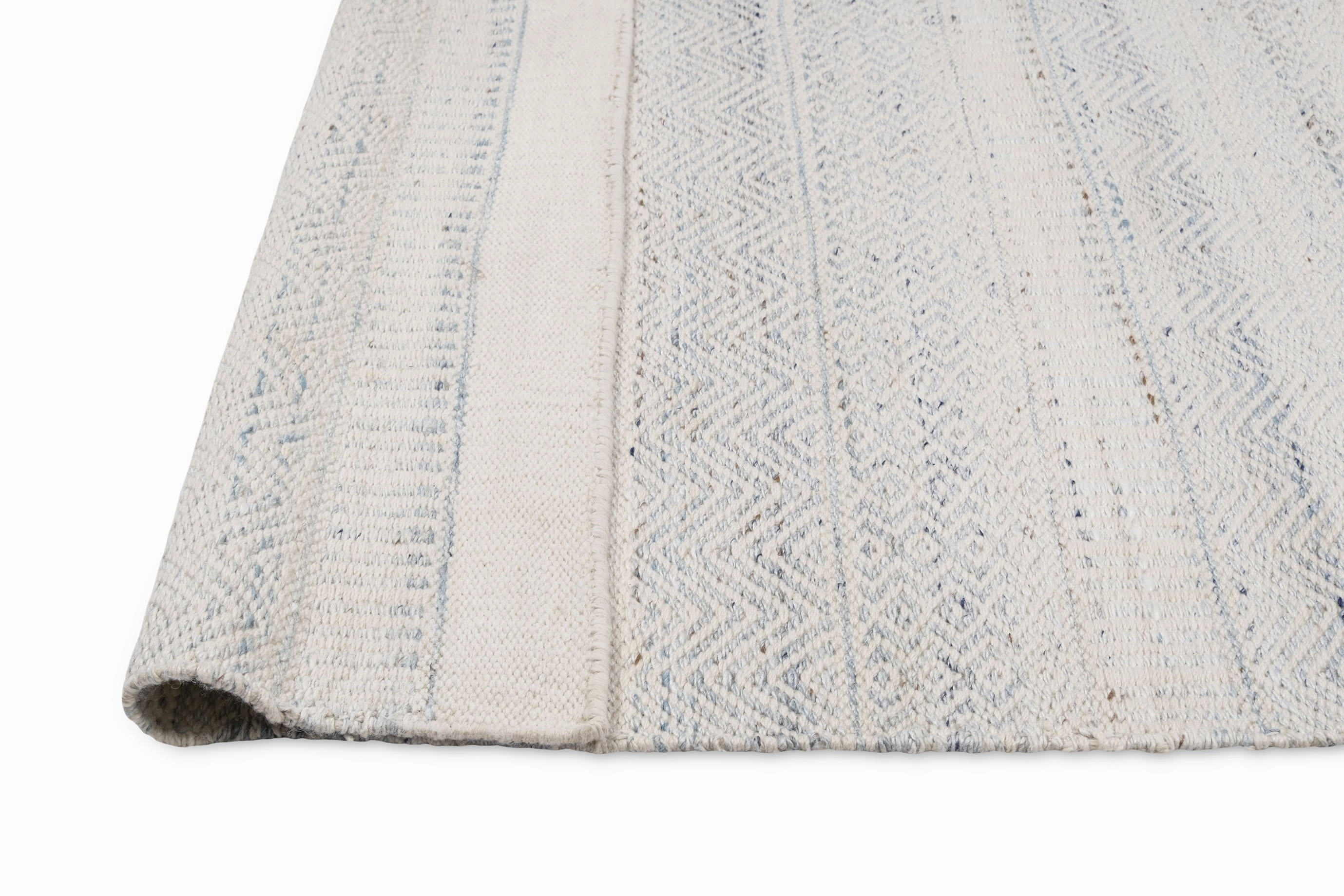 Daisy Cream and Blue Indoor Outdoor PET Runner Rug *NO RETURNS UNLESS FAULTY