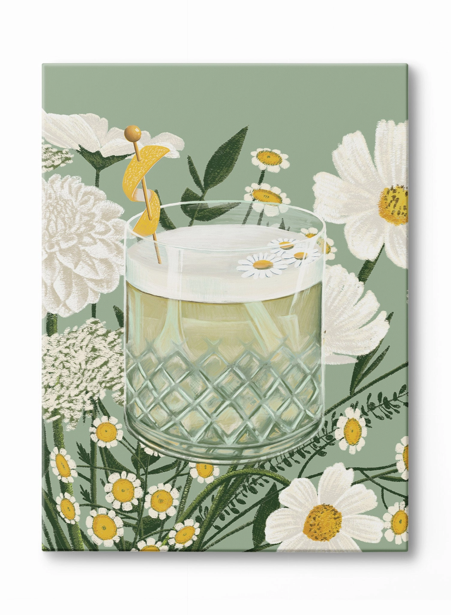 Daisy Symphonie, Canvasindoor decorative canvas print