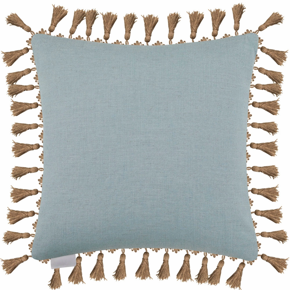 Dakota Printed Feather Cushion Sepia