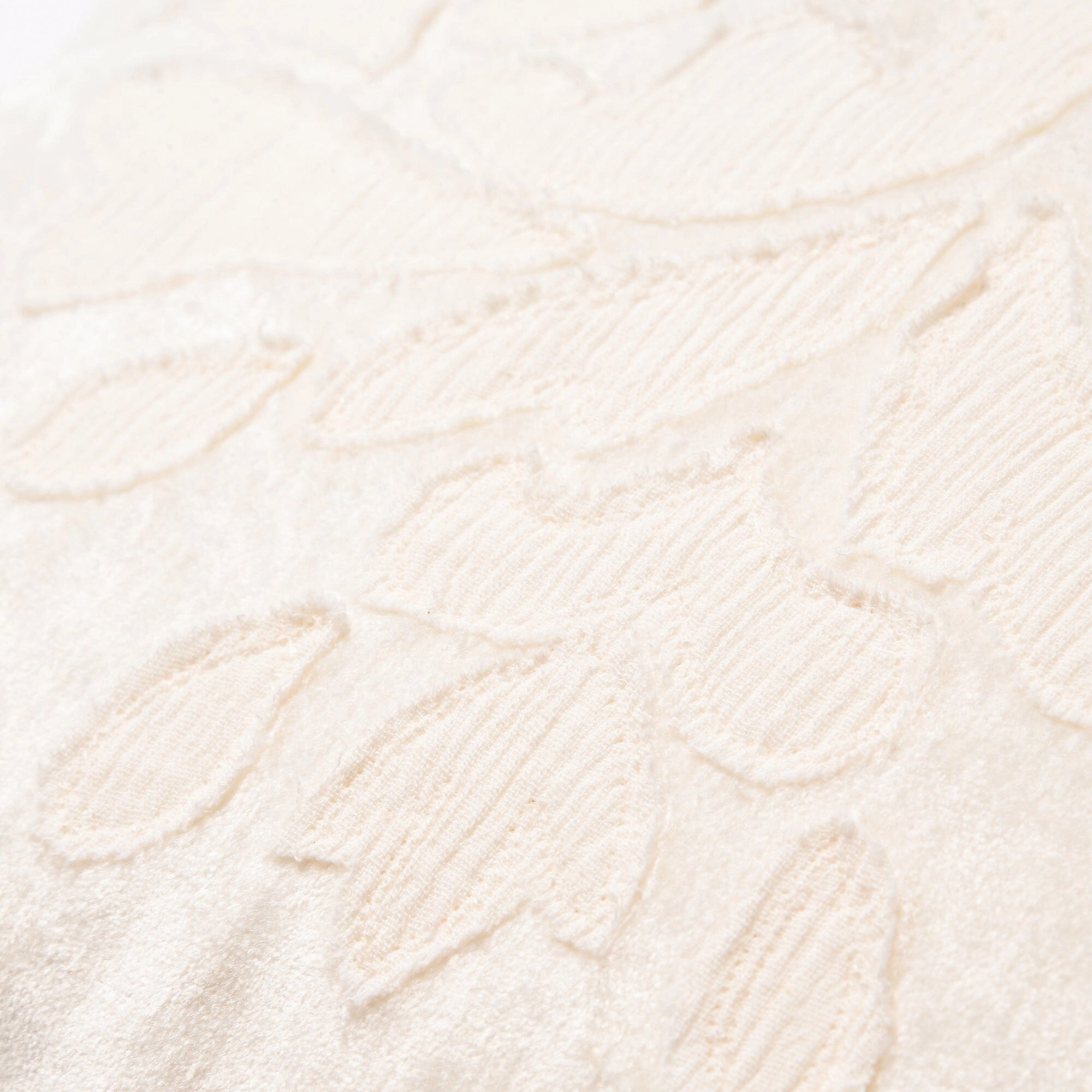 Damask Applique Cushion Cover 450 X 450 White
