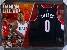 Damian Lillard Hand Signed Jersey - Framedhandmade souvenirs