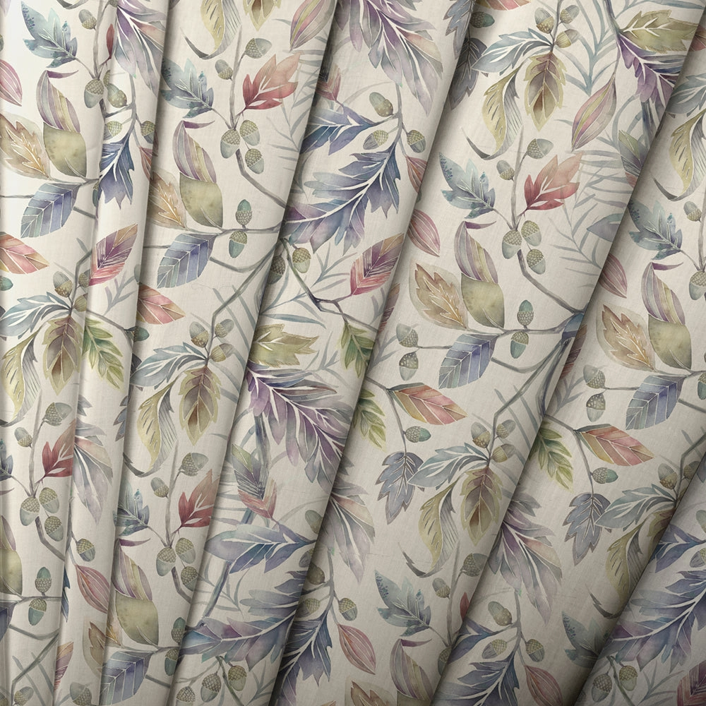 Danbury Printed Made to Measure Curtains Loganberry