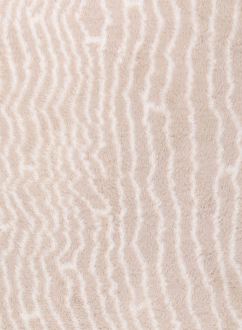 Daria Beige and Cream Abstract Tribal Wool Rug *NO RETURNS UNLESS FAULTY