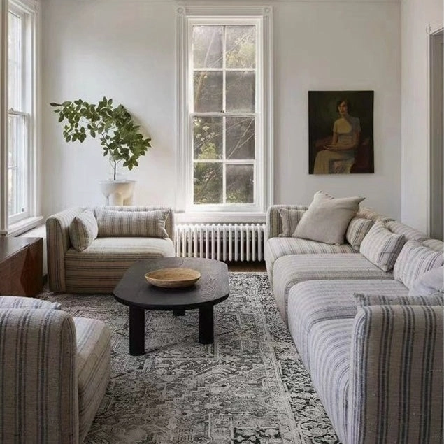 Darius Beige and Grey Persian Rug