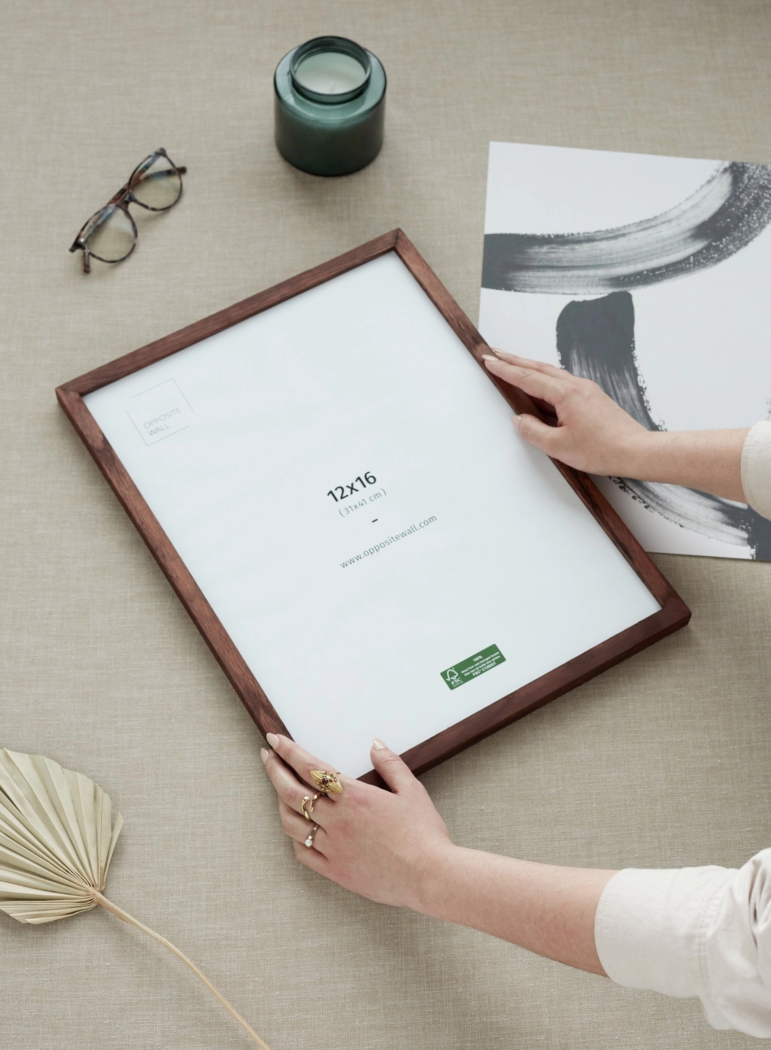 Dark Oak Frame, 20x30 in | 51x76 cm