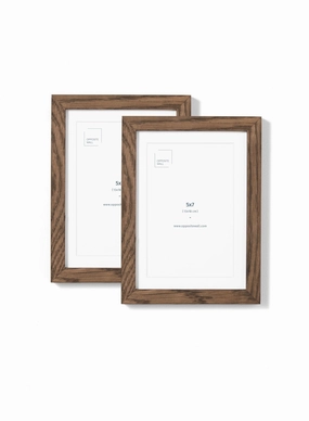 Dark Oak Frame (2 Pack), 5x7 in | 13x18 cmdecorative photo frame ,personalized photo frame 