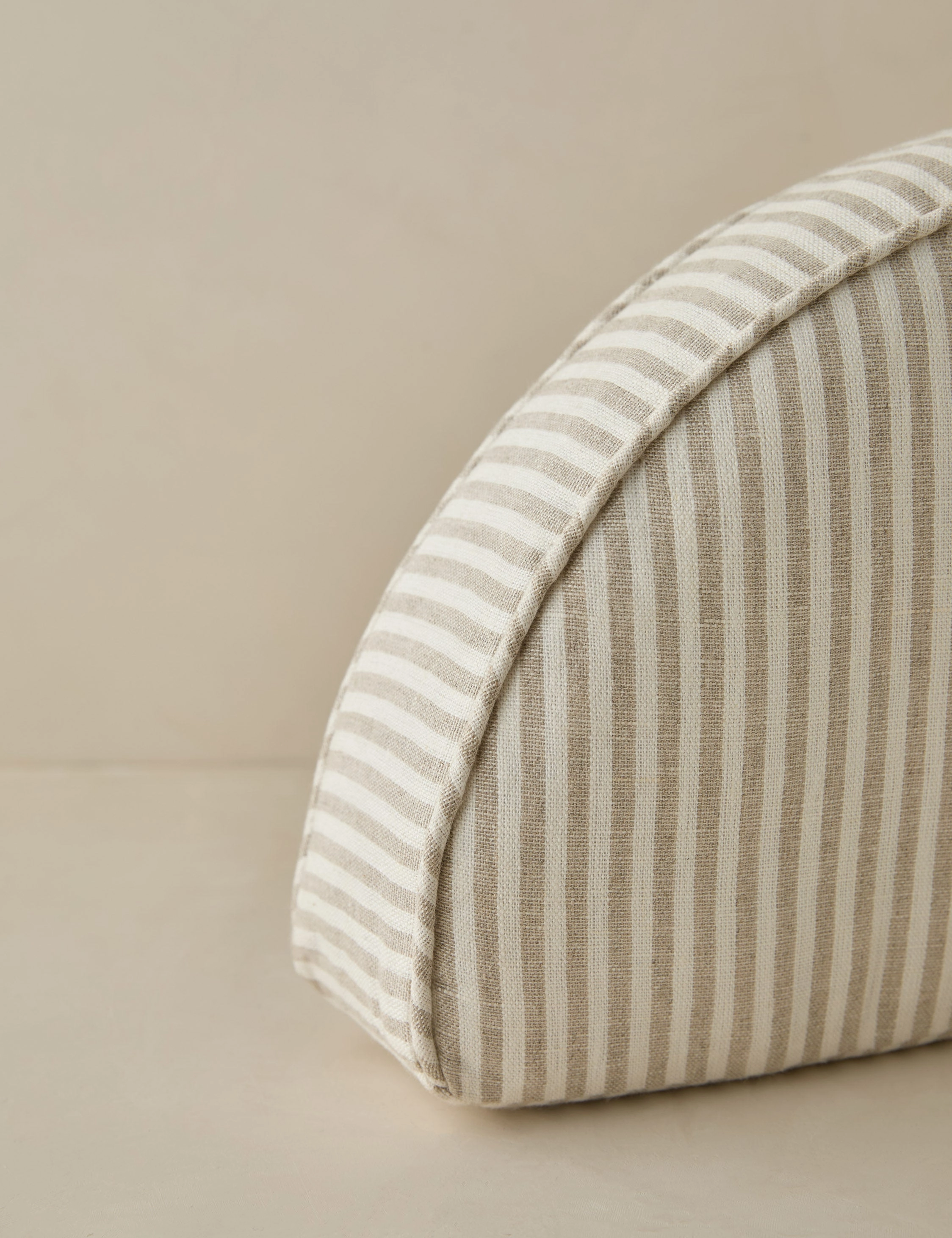 Darrow Linen Half-Disc Pillow