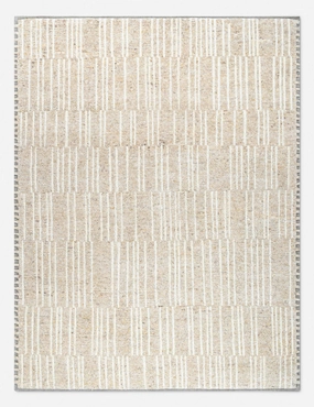 Davey Hand-Knotted Wool Morrocan Style Rug by Becki Owens x Suryamodern color block patchwork rug