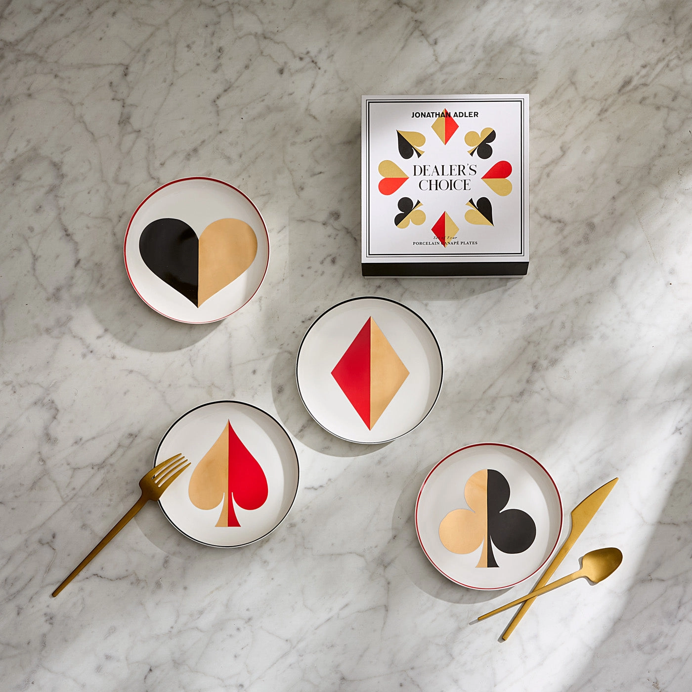 Dealer's Choice Canap?? Plate Set