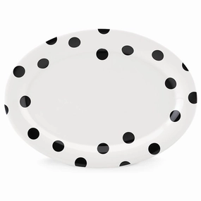 Deco Dot Oval Serving Plattermultipurpose serving tray