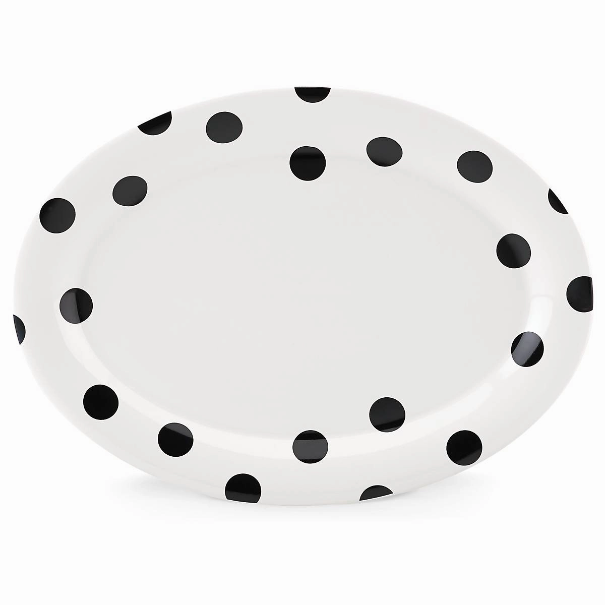 Deco Dot Oval Serving Platterhalloween party decor ,outdoor halloween decor 