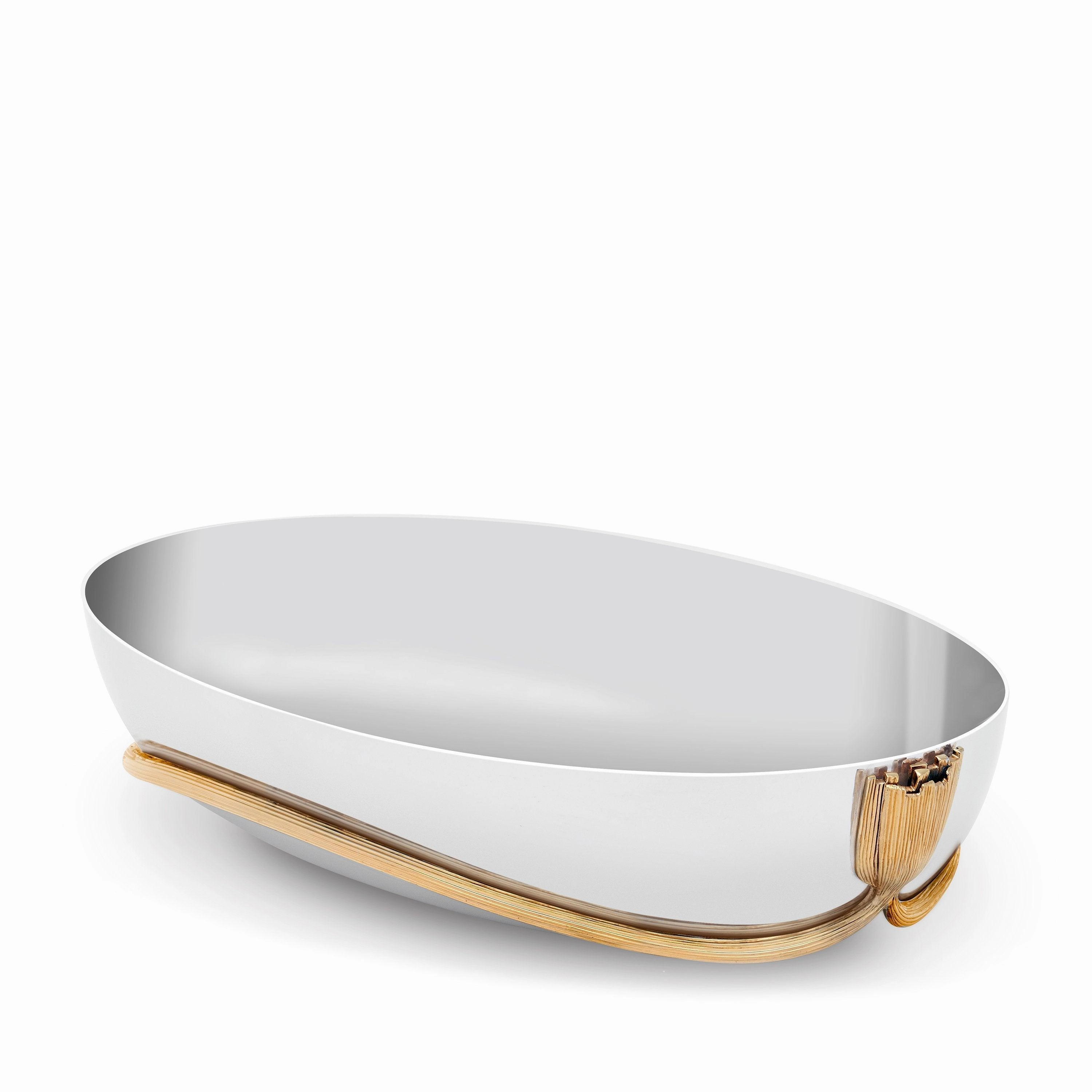 Deco Leaves Serving Boat - Largenordic style desktop ornaments
