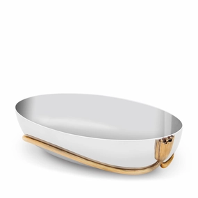 Deco Leaves Serving Boat - Largenordic style desktop ornaments