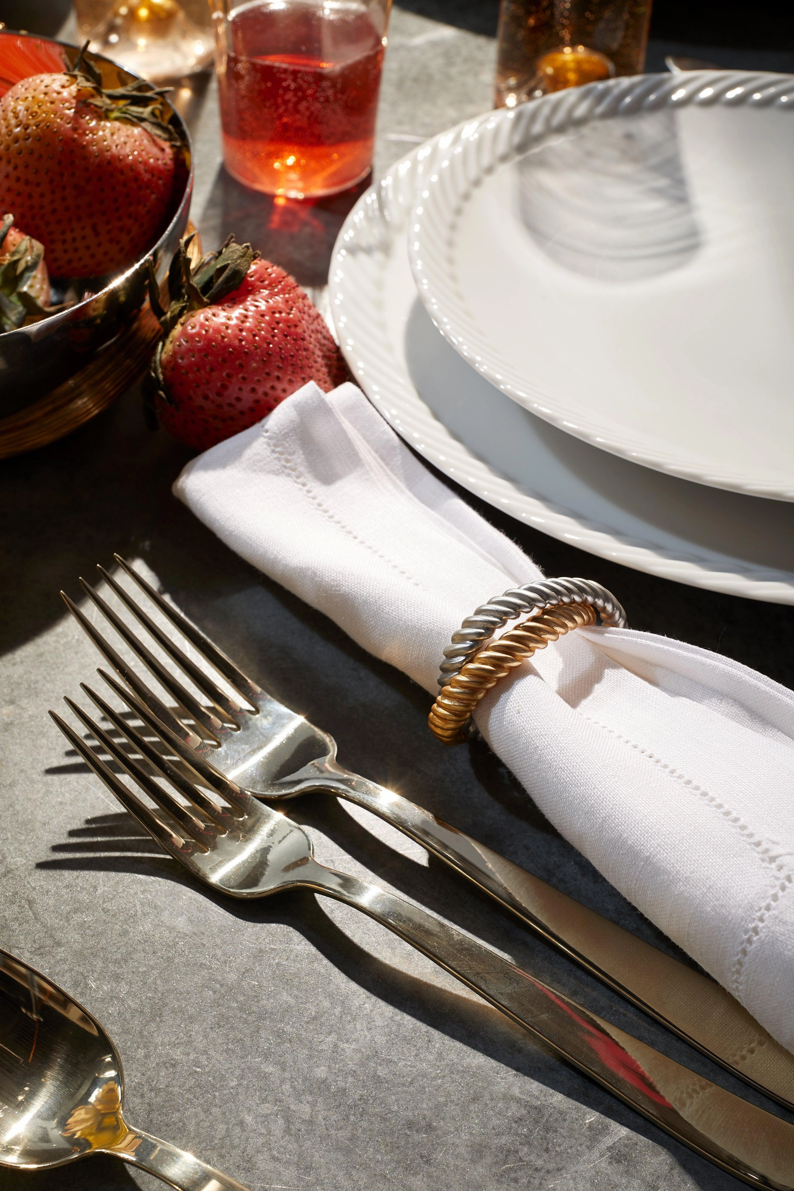 Deco Twist Napkin Jewels (Set of 4)