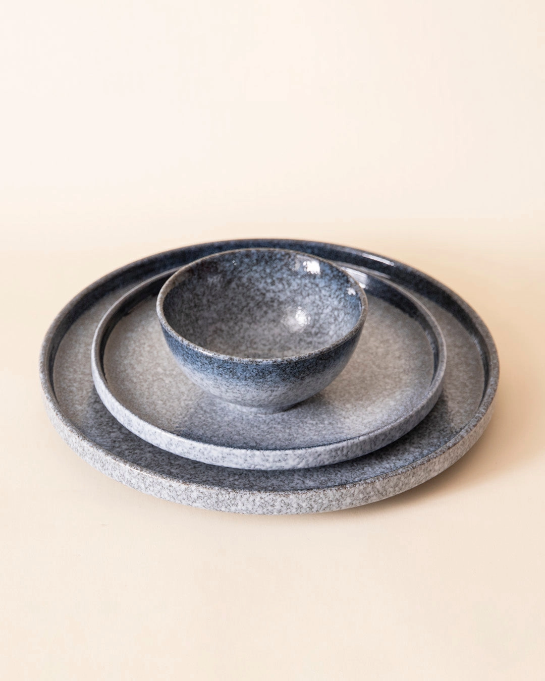 Deep Sea Speckled Dinner Plate
